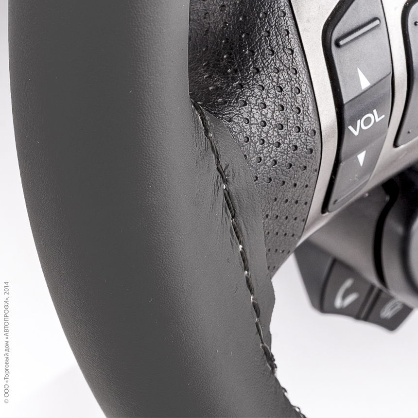 Оплетка "Autoprofi" для перетяжки, чёрная