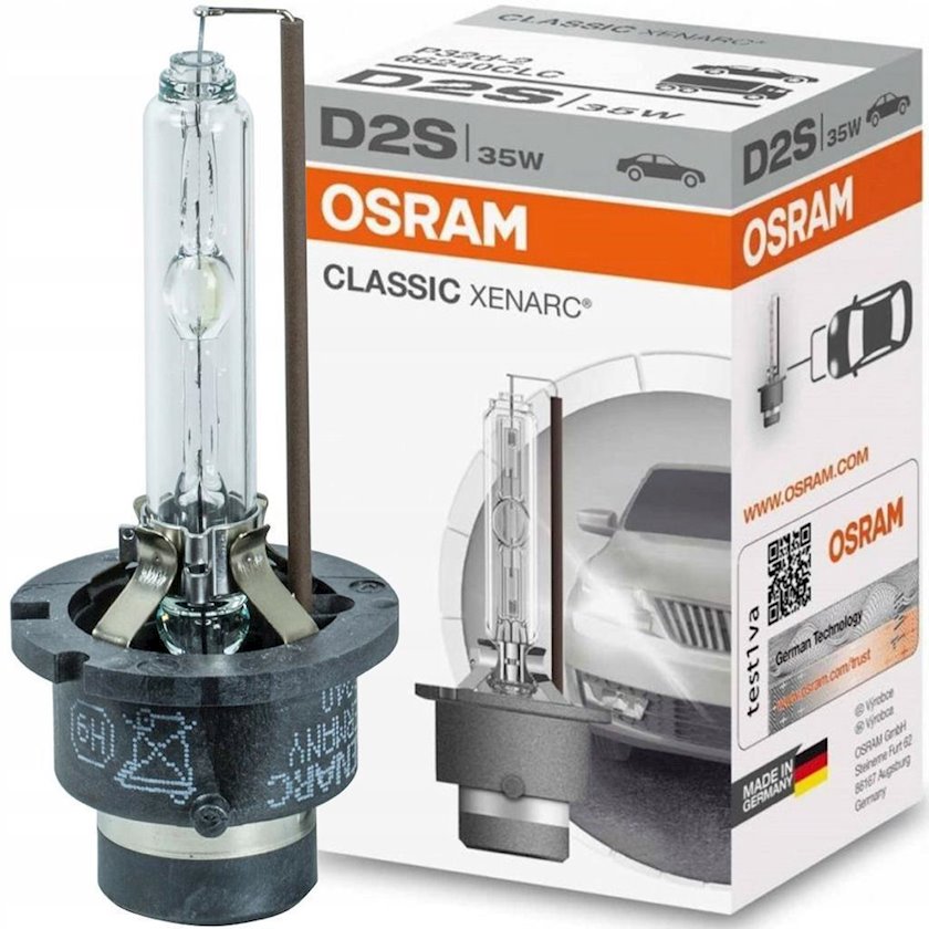 Лампа ксенон D2S "Osram", XENARC ORIGINAL, 85V, 35W