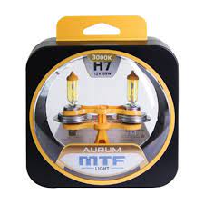 Автолампы H7 "MTF" Aurum, 12V, 55W, 3000K