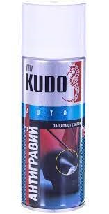 Антигравий "Kudo", белый, спрей, 520мл