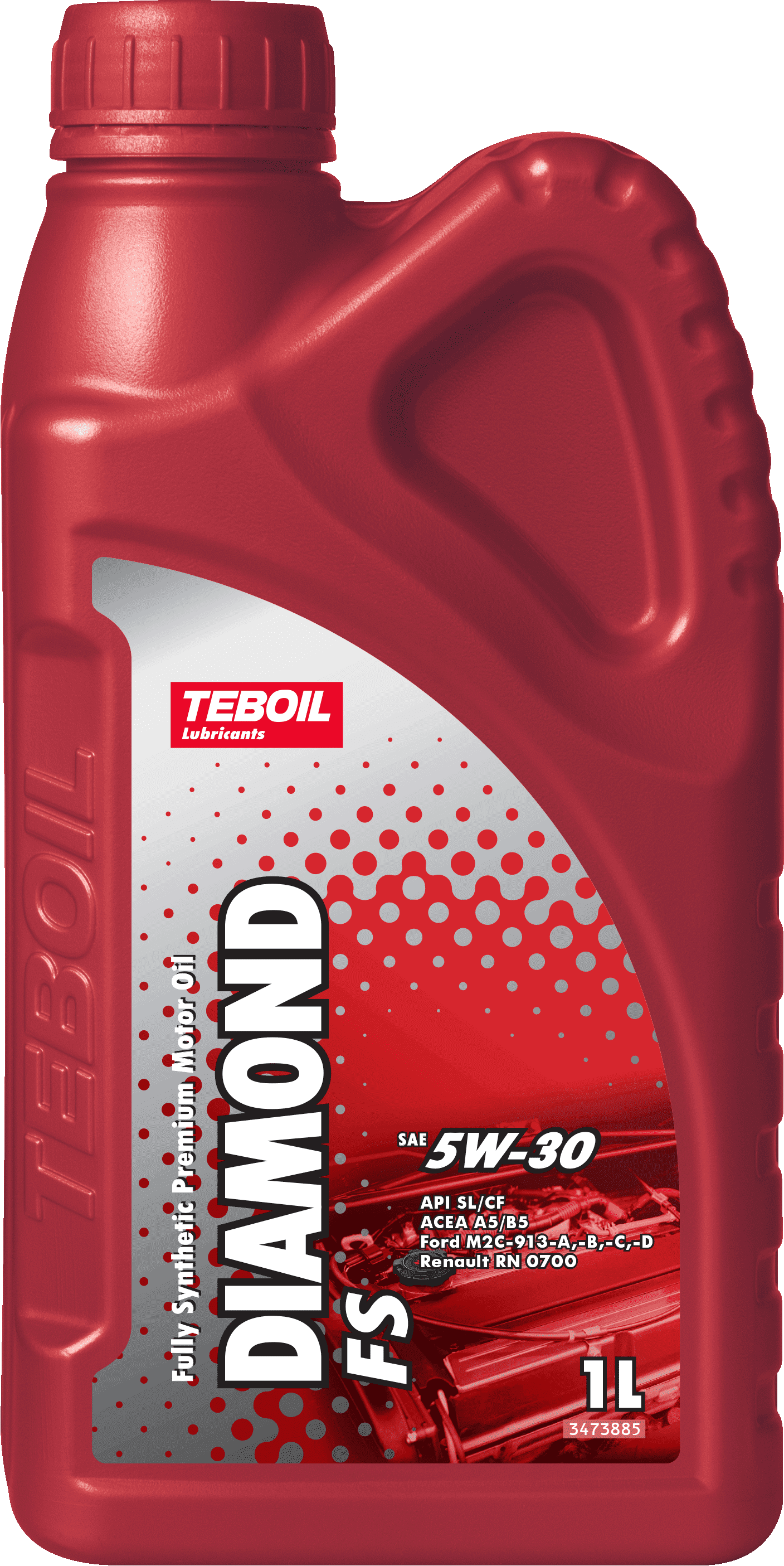 Масло моторное Teboil Diamond FS, 5W30, 1л