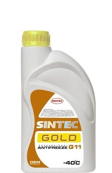 Антифриз "Sintec" Gold, желтый, 1кг