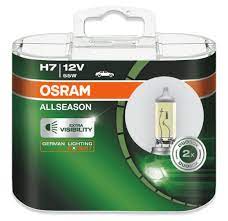 Автолампы H7 "Osram", Allseason Super, +30%, 12V, 55W