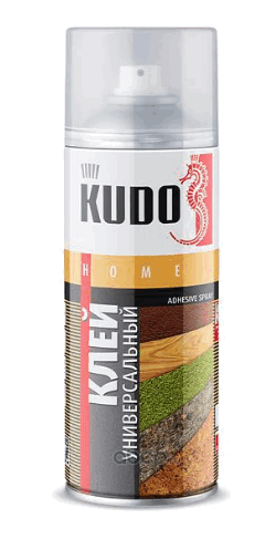Клей универсальный "KUDO", аэрозольный, 520 мл.