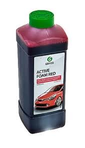 Автошампунь для бесконтактной мойки "GRASS" Active Foam Red, 1 л.