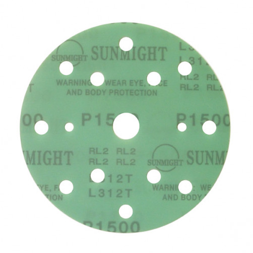 Абразивный круг "Sunmight" Р1500, 125мм, 8 отв