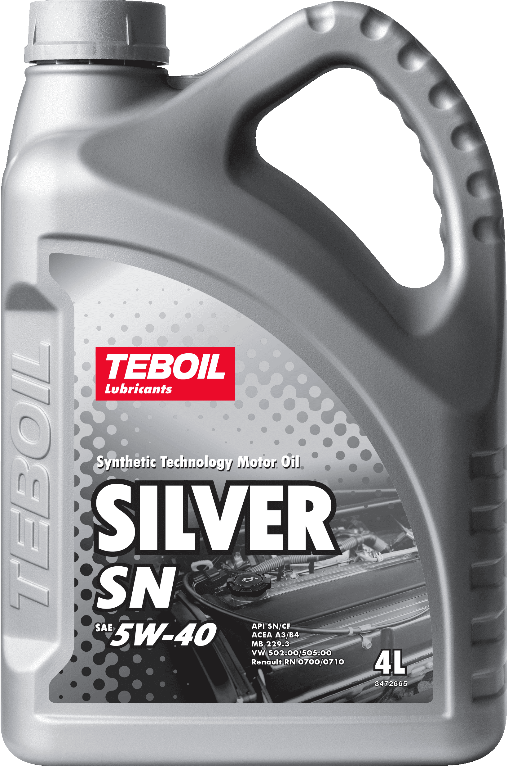 Масло моторное Teboil Silver SN, 5w40, 4л