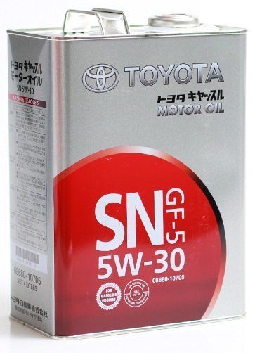 Масло моторное Toyota 5W30 SP/GF-6, п/синтетика, 4л