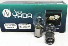 Автолампа P21\5W "Nord Yada", 12V, 12W, BAY15d