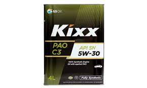 Масло моторное Kixx PAO C3/SN/LL04/MB/502/505.01, 5W30, 4л