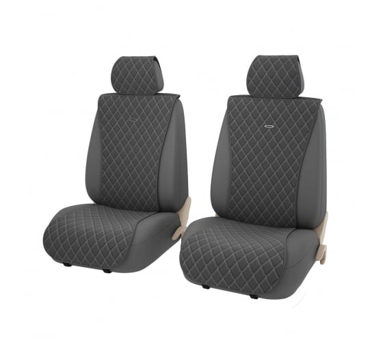 Накидки на передние сидения PSV "Asterion Pro 2 Front", т.серые, 2шт, комплект